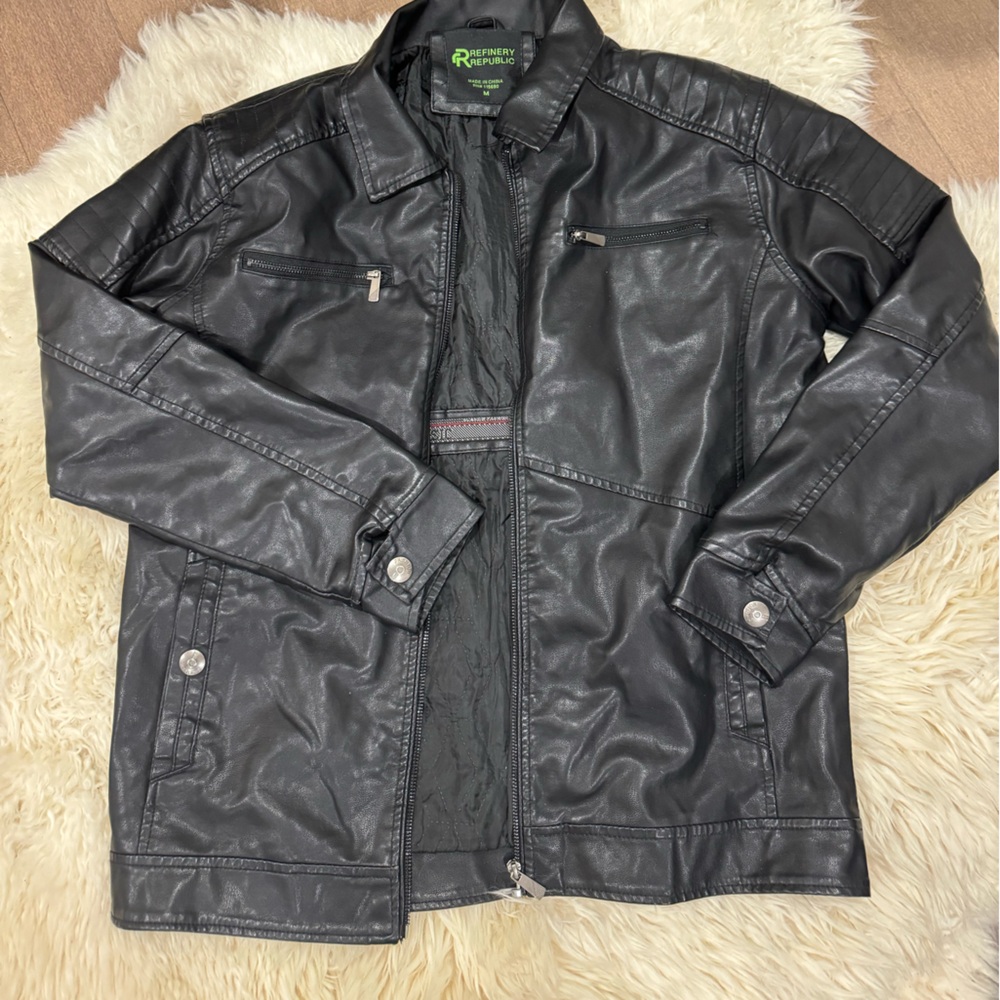 Size medium leather jacket